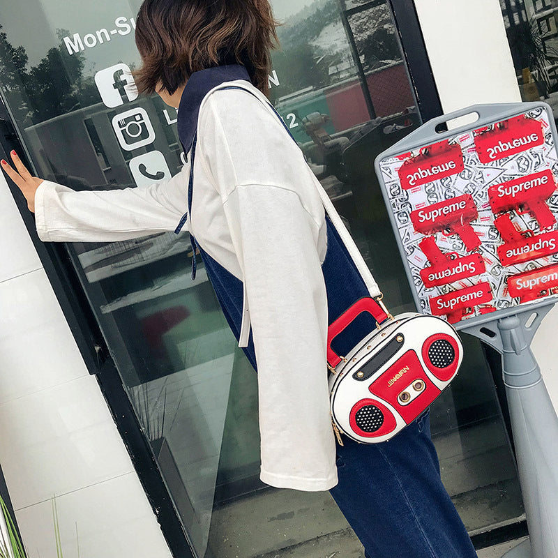 Wholesale PU Cartoon Radio Bag